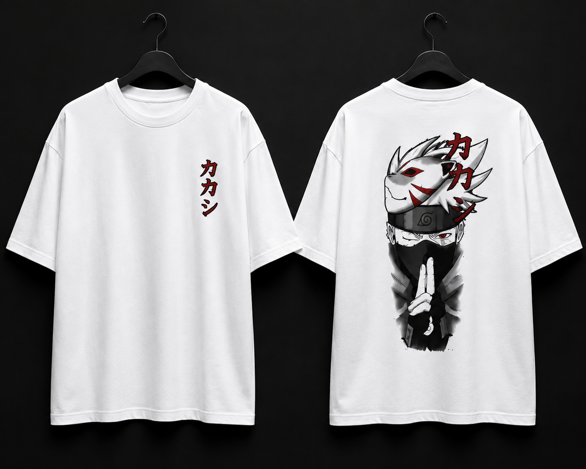 Roven Casual Graphic Oversize Tee-RW-WHITE