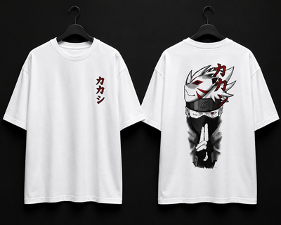 Roven Casual Graphic Oversize Tee-RW-WHITE
