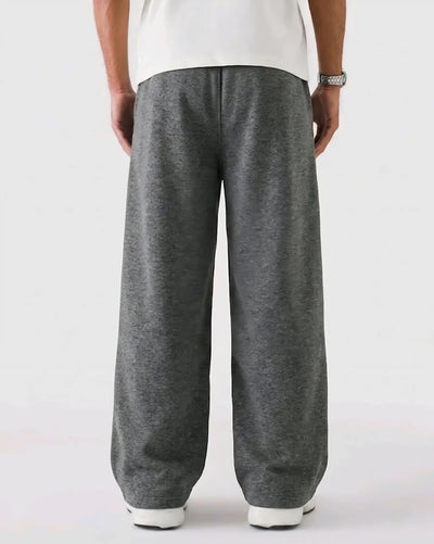 Charcoal Straight-Leg Baggy Trouser