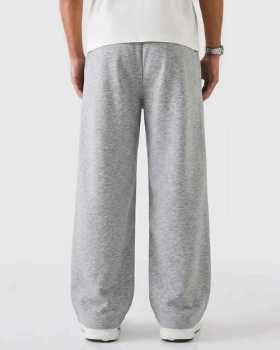 Grey Straight-Leg Baggy Trouser
